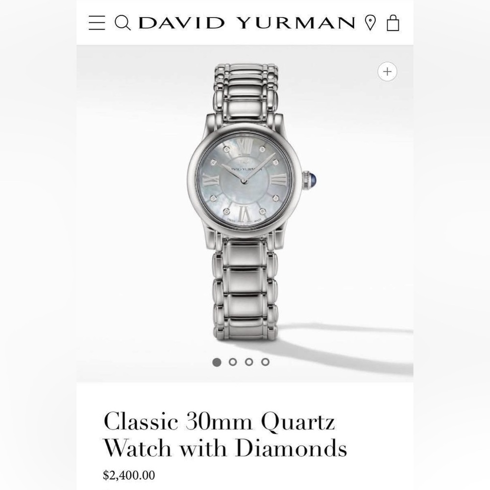 DY Classic 30MM Diamond Watch - Picture 5 of 5